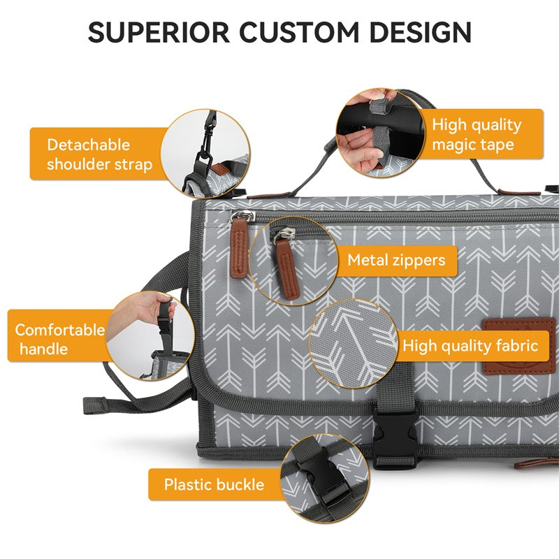 DIVERSE DEPOT™ - Foldable Baby Diaper Changing Mat