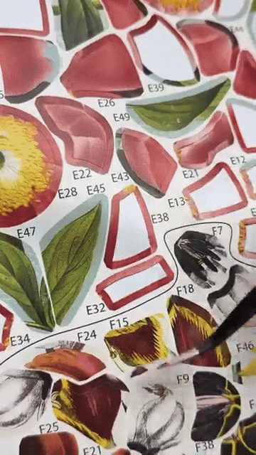 DIVERSE DEPOT™ - Creative Flower Sticker Puzzle Book