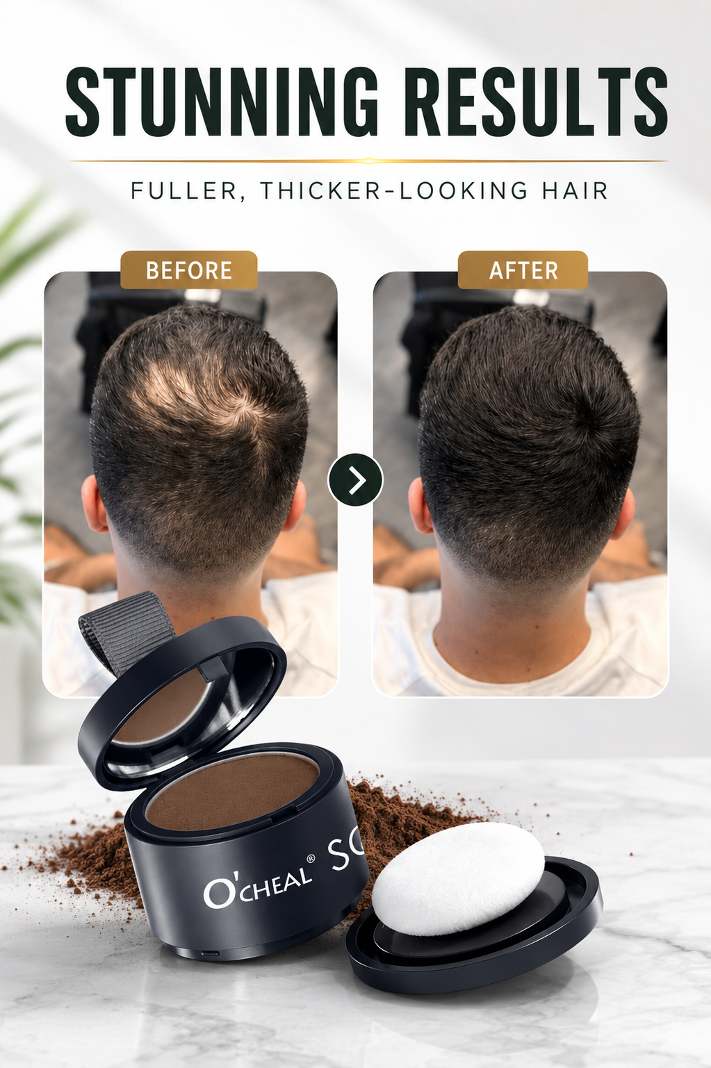 O'CHEAL Hairline Filler Powder For men